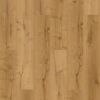 Nahaufnahme von honigfarbenem Vinylboden in Holzoptik