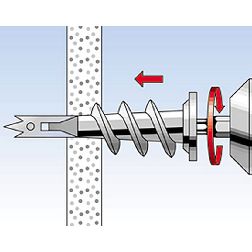 fischer Gipskartondübel Metall GKM 100 Stück