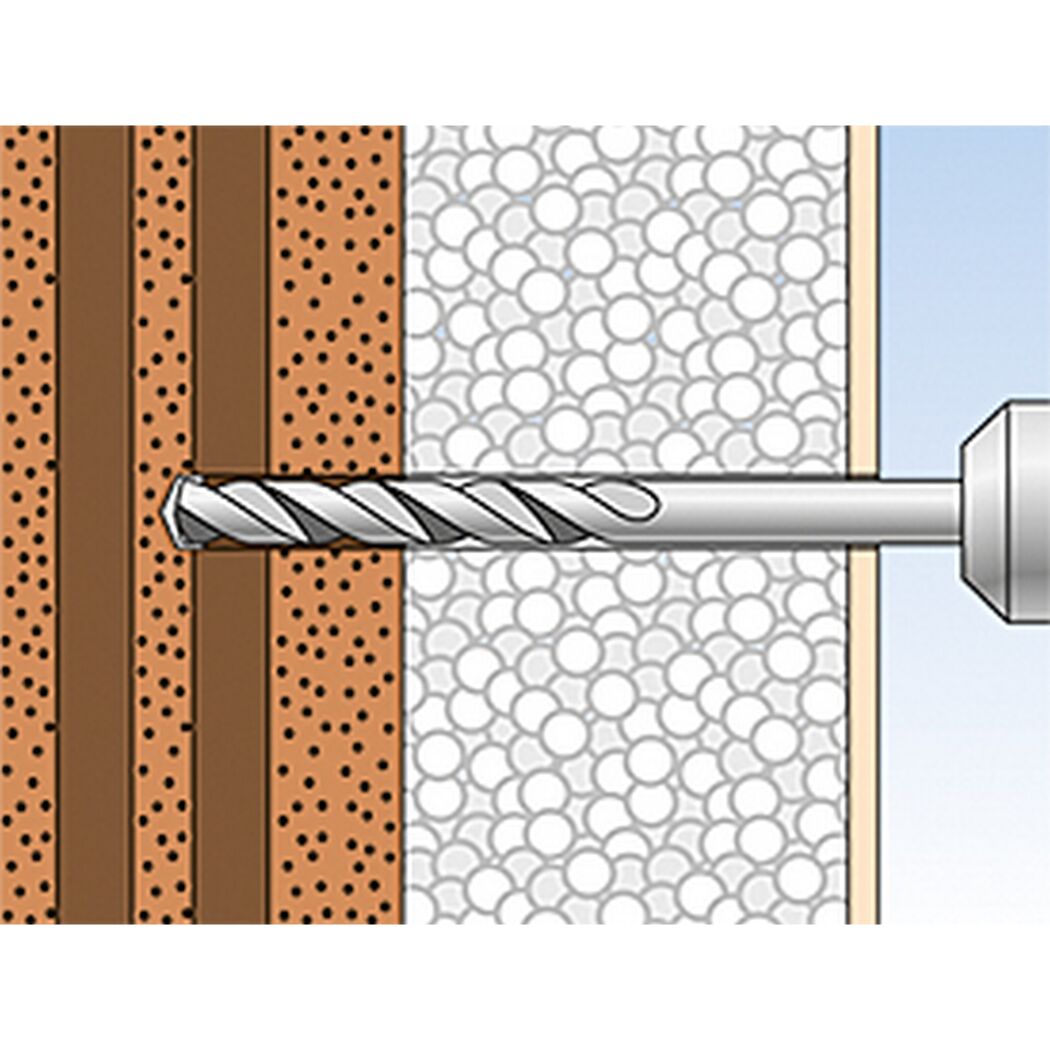 Abstandsmontagesystem 'Thermax 8' für Dämmstoffe 80 bis 100 mm, M6 2 Stück