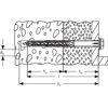fischer Langschaftdübel SXRL 14 x 160 FUS Sechskantschraube mit U-Scheibe E