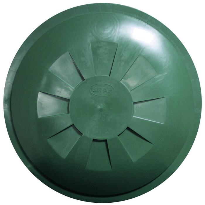 GARANTIA Deckel für Regentonne grün rund 210 l