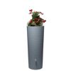 Grauer Regentank Natura 2in1 mit Blumen