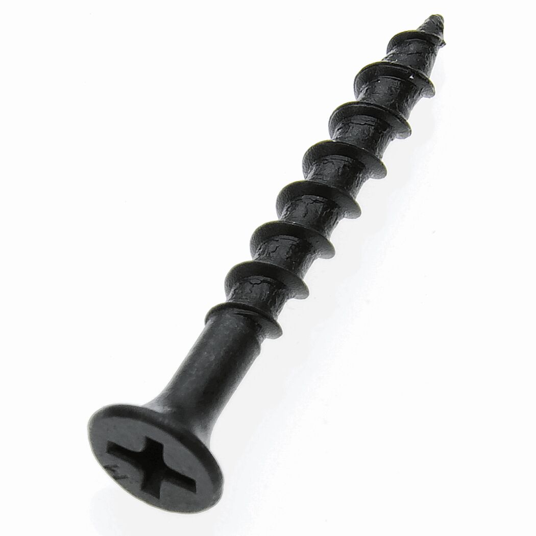 Schwarze Schraube