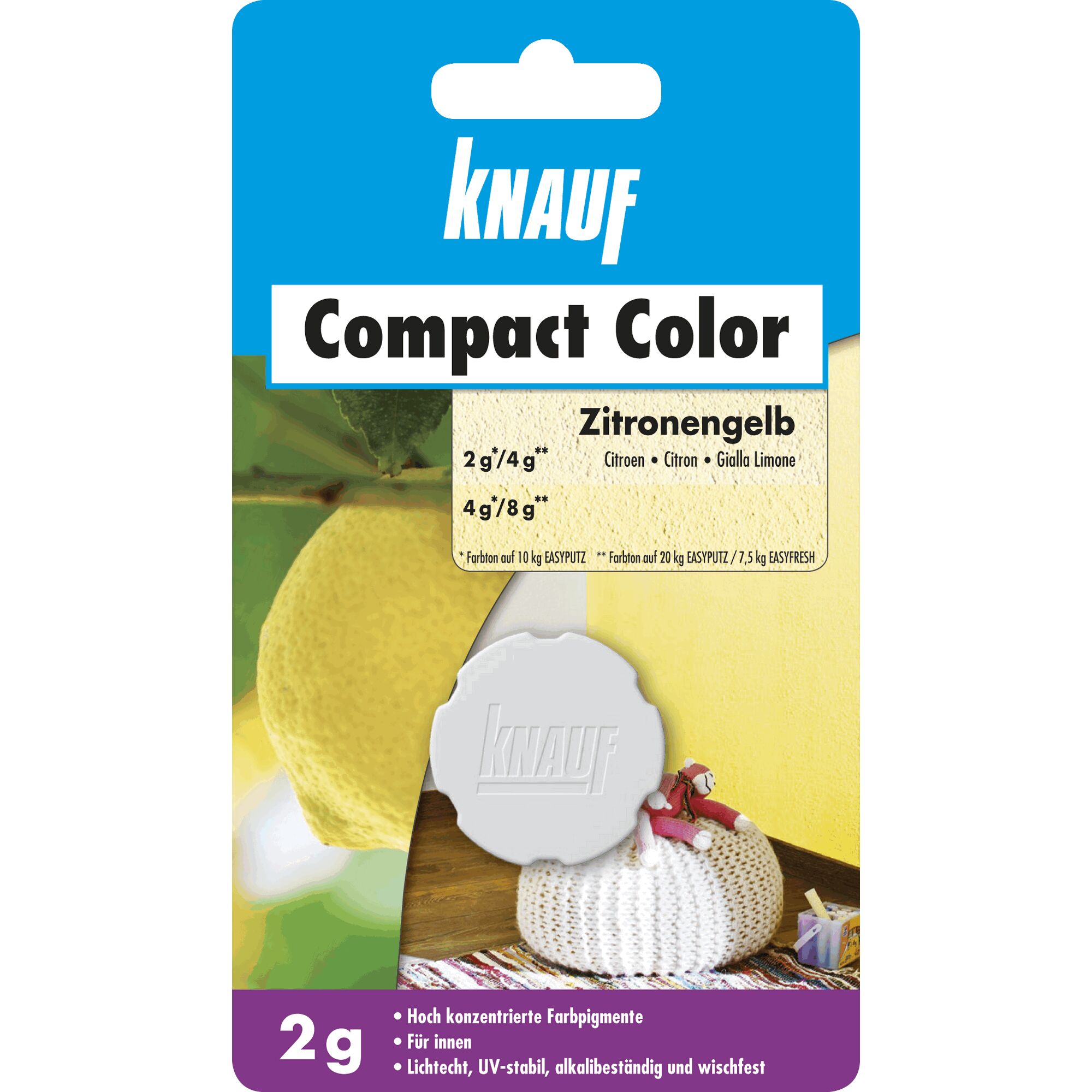 Knauf Compact Color Zitronengelb 2g