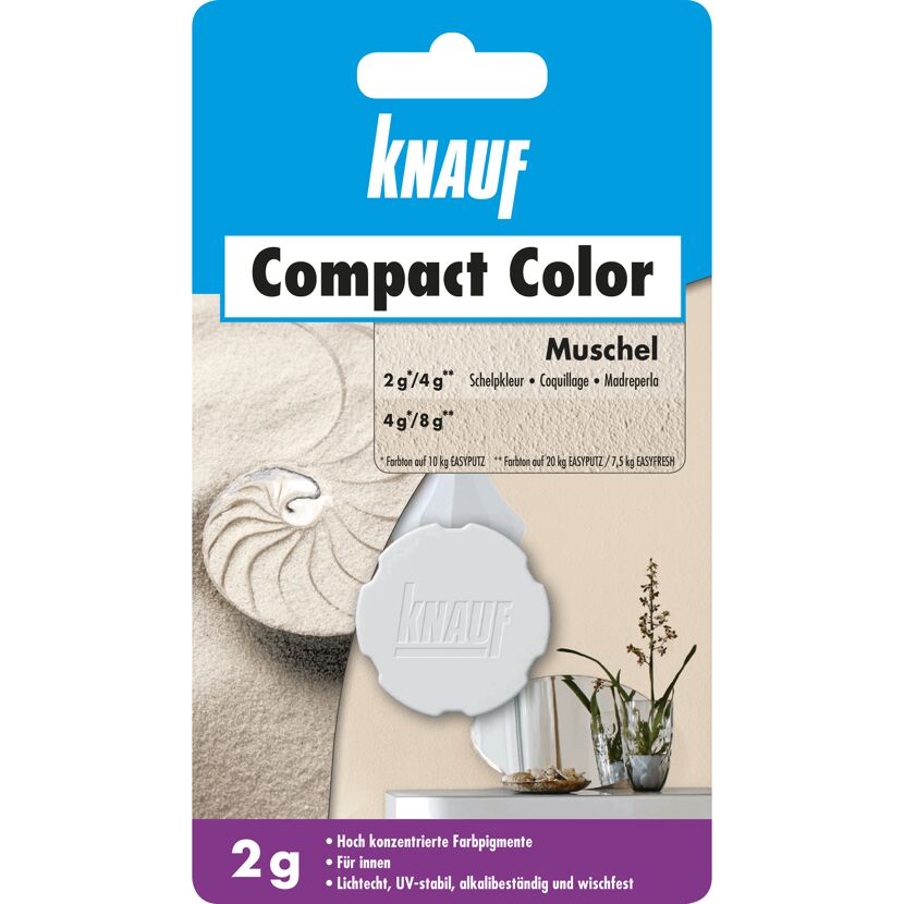 Knauf Compact Color Muschel Farbpulver