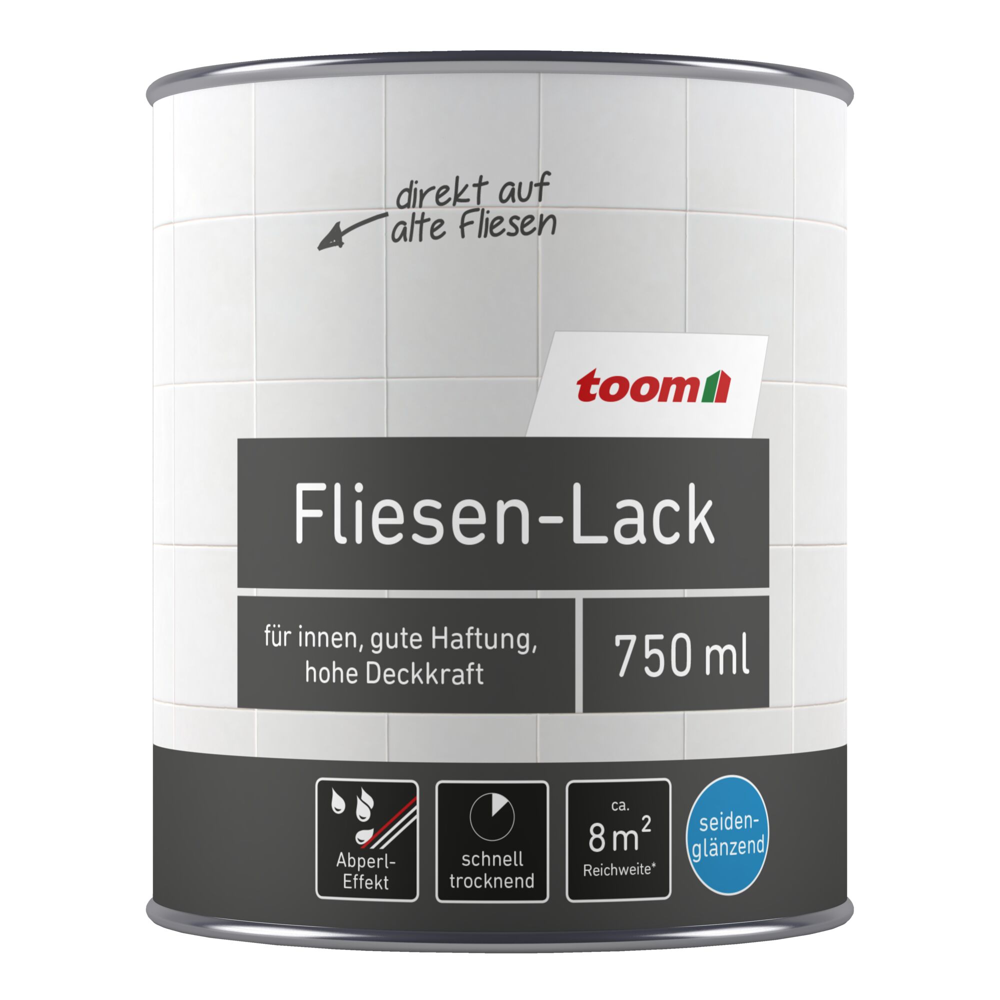 Dose mit toom Fliesen-Lack