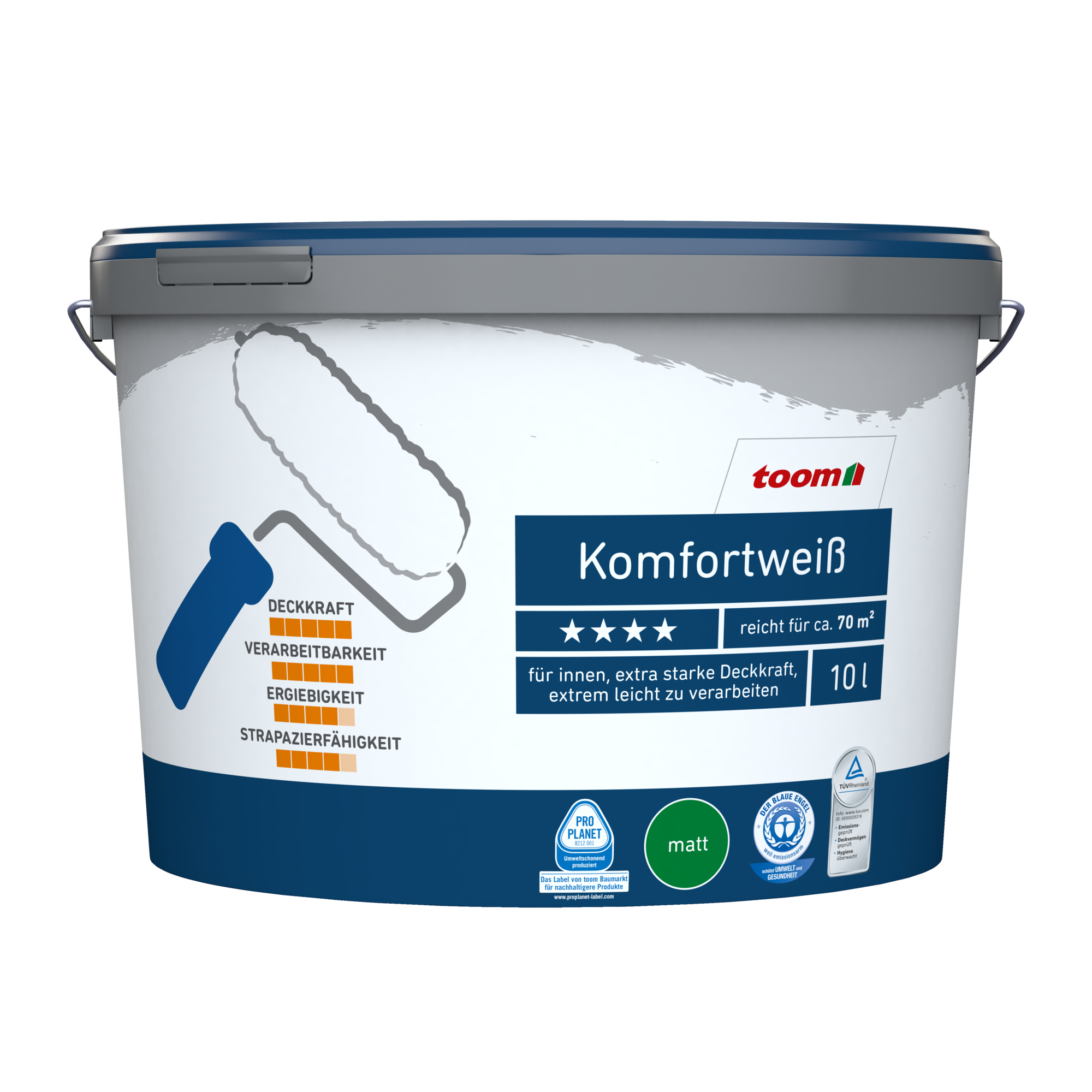 Wandfarbe weiß online bestellen toom Baumarkt