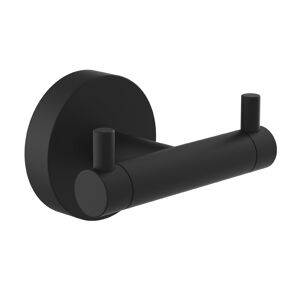 Doppelhaken 'Rom' mattschwarz 8,4 cm