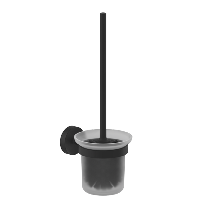 Bild von WC-Bürstengarnitur 'Rom' mattschwarz