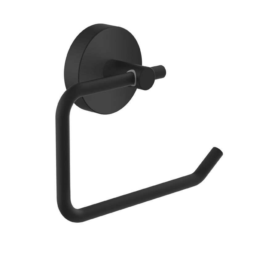 Schwarzer WC-Papierhalter ROM