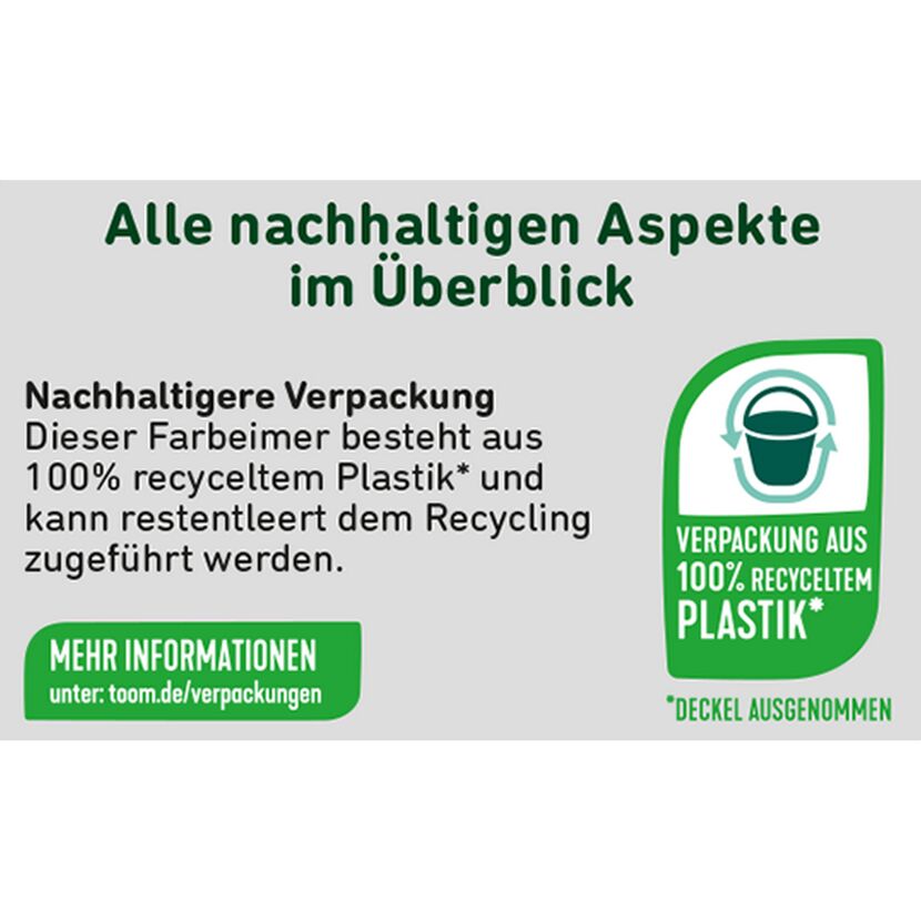 Verpackung aus 100% recyceltem Plastik