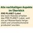 PRO PLANET-Label für toom Holzöl auf Wasserbasis