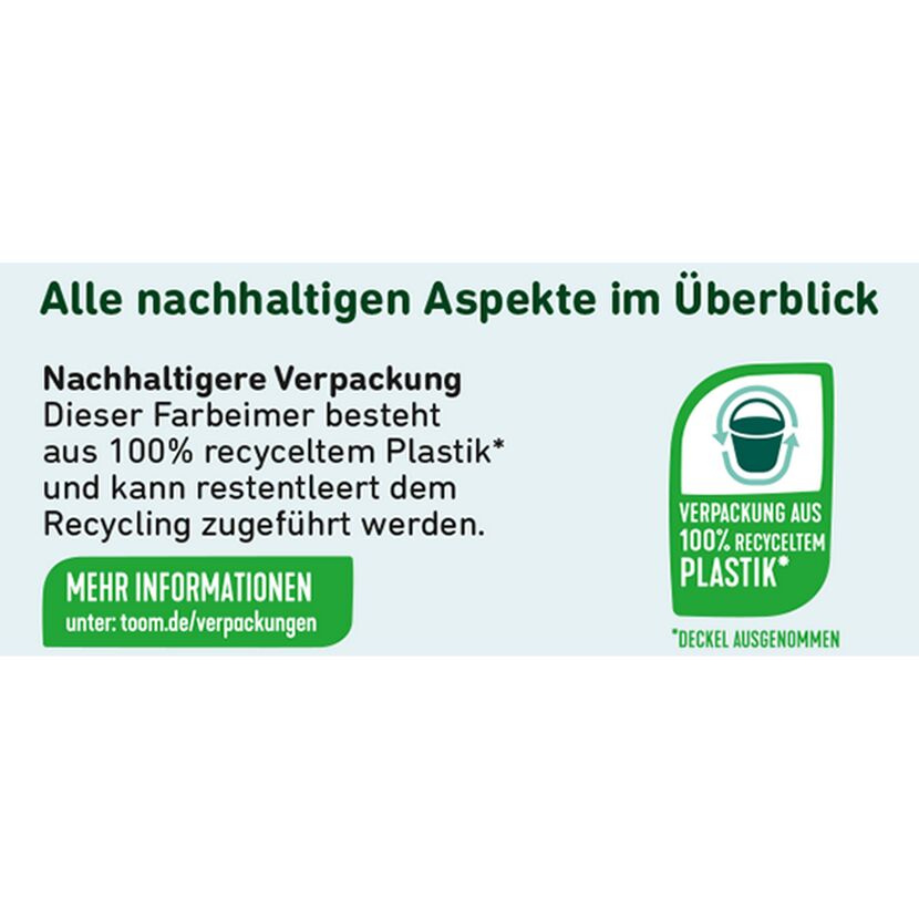 Verpackung aus 100% recyceltem Plastik