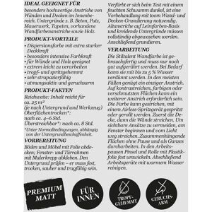 Basis-Wandfarbe matt 2,5 l