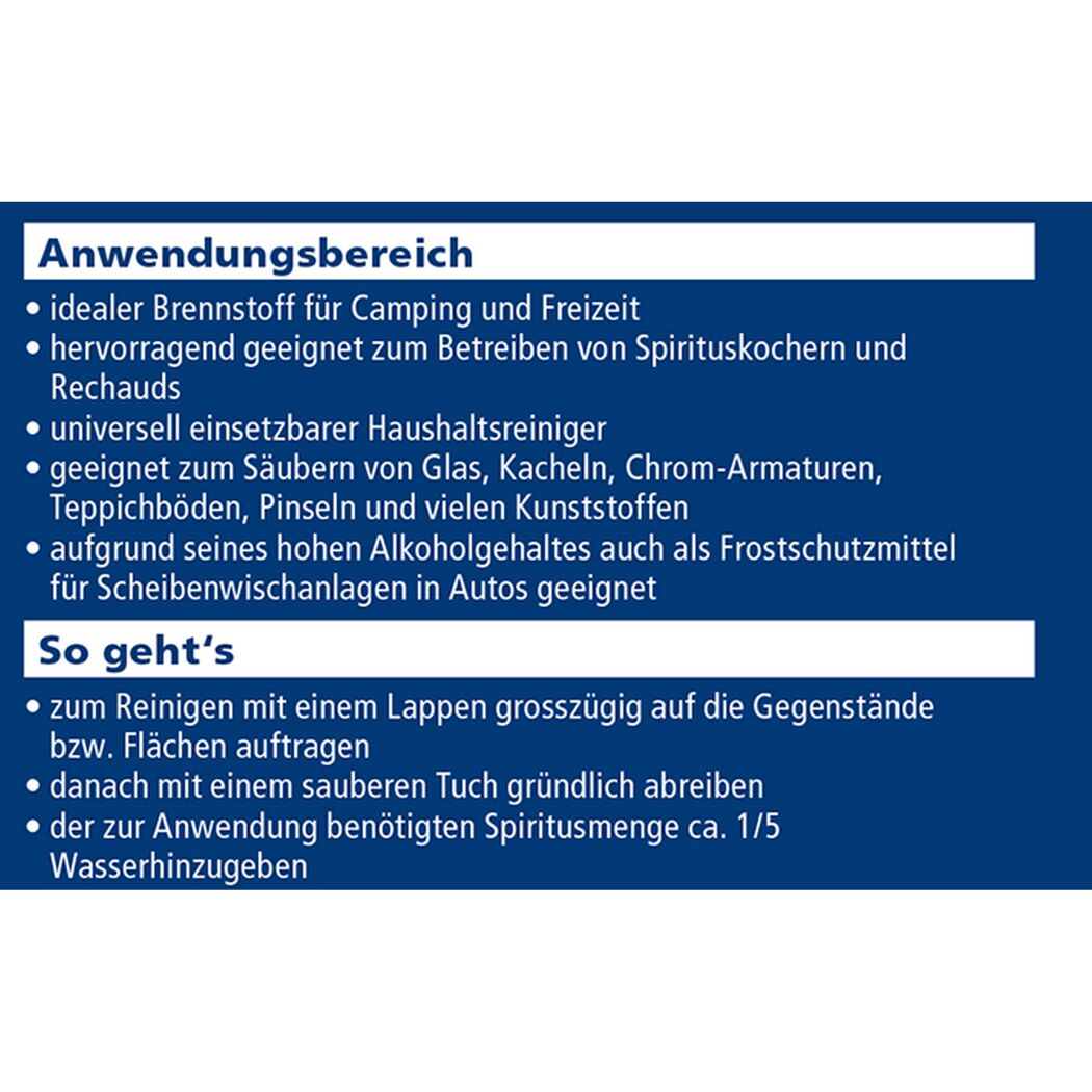 Brennspiritus 1 l