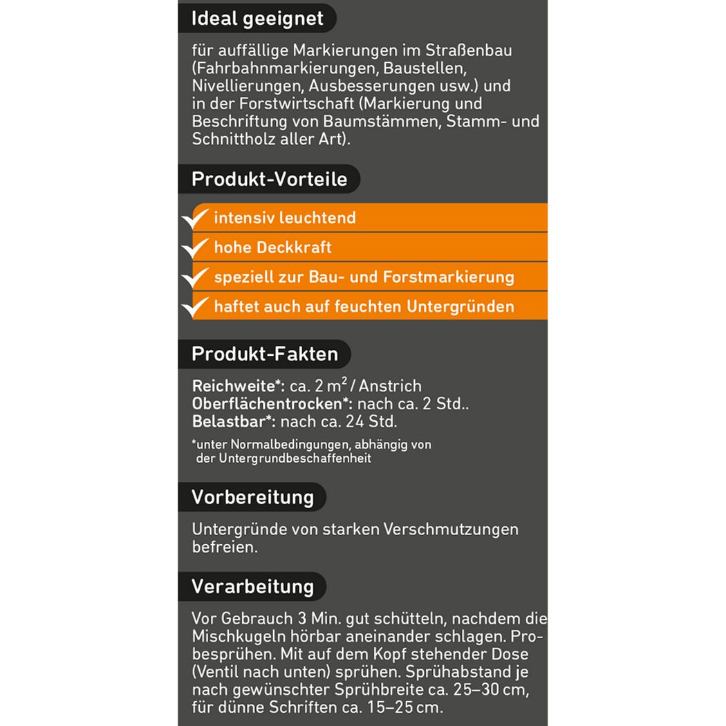 Produktinformation zu Markiersprühlack