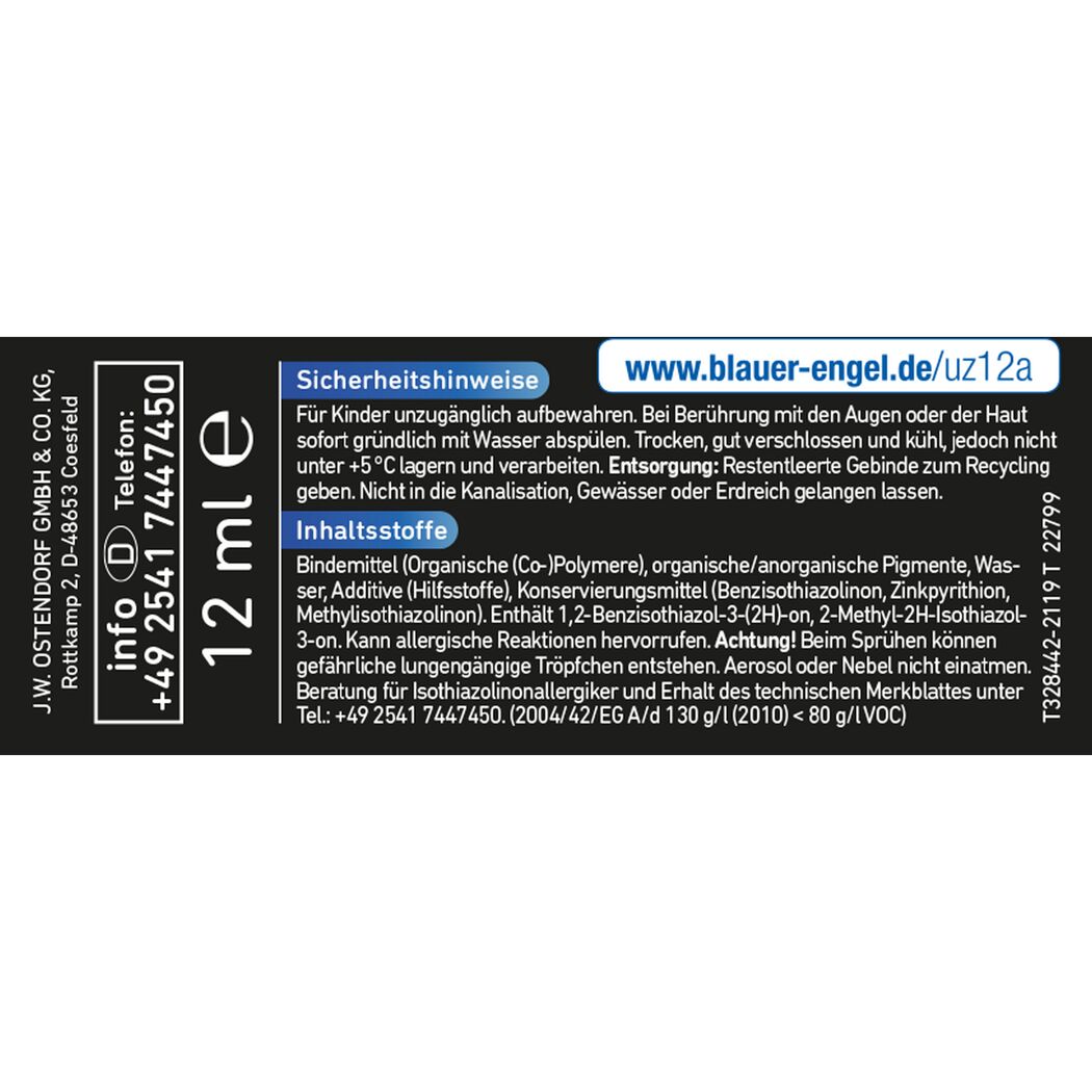 Premium-Buntlackstift schokobraun glänzend 12 ml