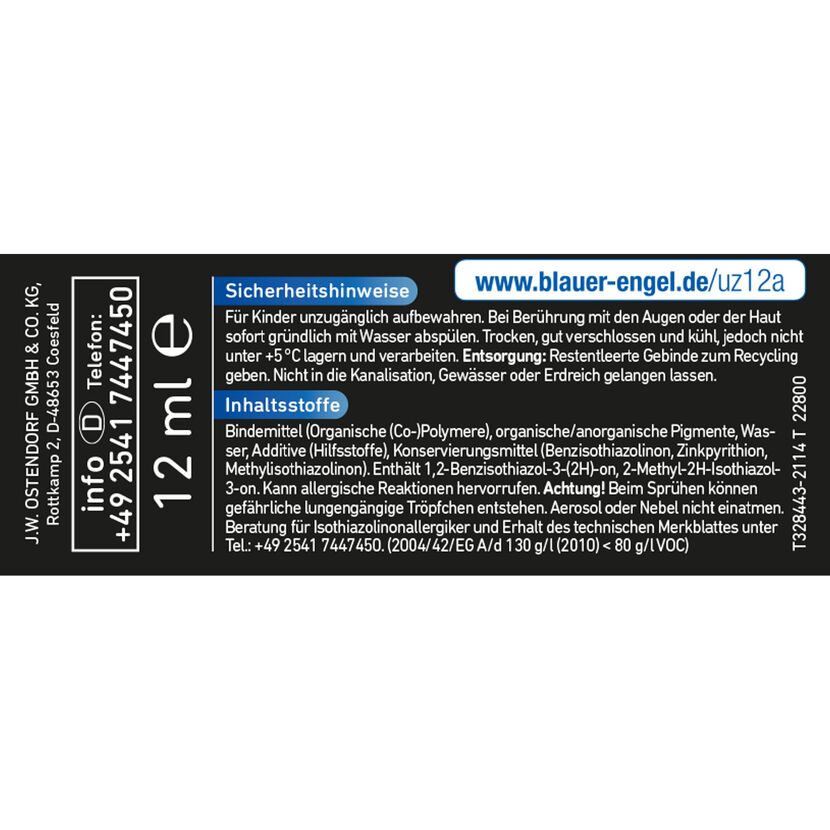 Premium-Buntlackstift schokobraun seidenmatt 12 ml