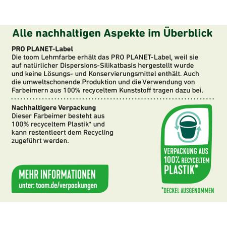 6. Bild von Lehmfarbe weiß matt 10 l