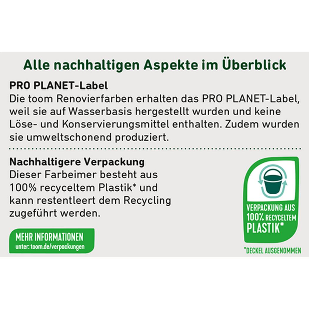 Renovierfarbe für Möbel- und Küchenfronten steingrau seidenmatt 2,5 l