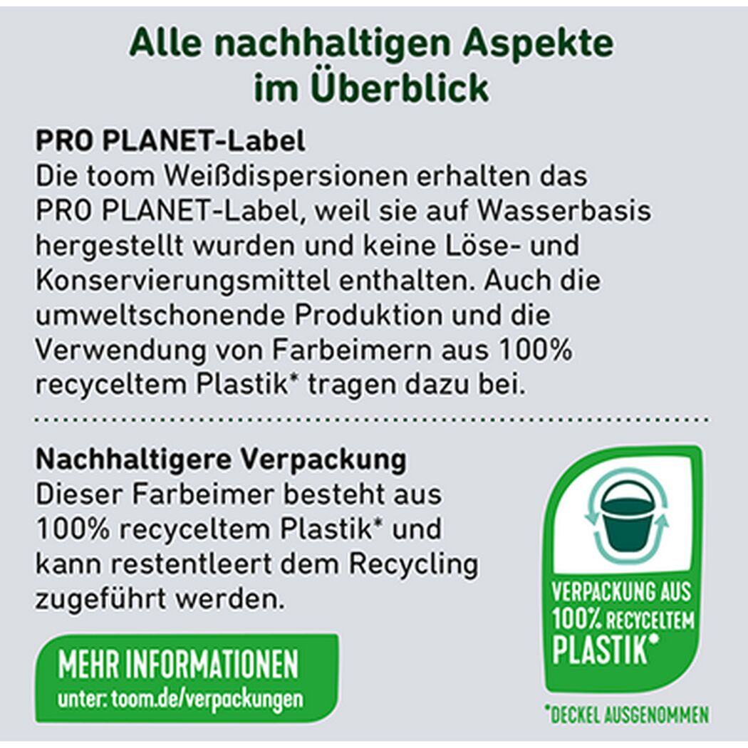 Premiumweiß matt 10 l