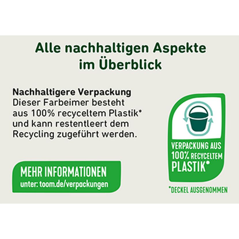 Nachhaltige Verpackung aus 100% recyceltem Plastik