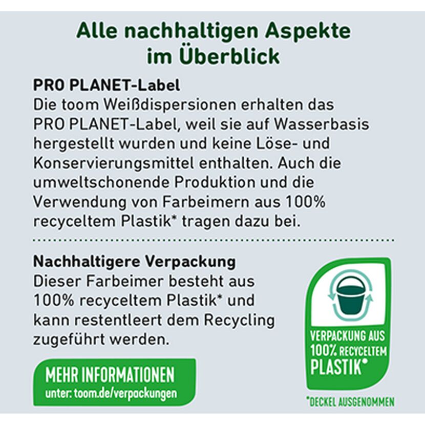 Nachhaltige Verpackung aus 100% recyceltem Plastik