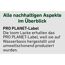 PRO PLANET-Label für toom Lacke auf Wasserbasis