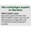 PRO PLANET-Label für toom Lacke auf Wasserbasis