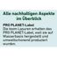 PRO PLANET-Label für toom Lasuren auf Wasserbasis