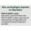 PRO PLANET-Label für toom Lacke auf Wasserbasis