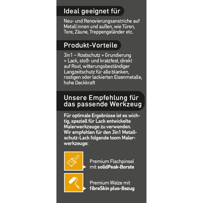 3in1 Metallschutzlack grün glänzend 250 ml