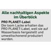 PRO PLANET-Label für Lacke auf Wasserbasis