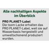 PRO PLANET-Label für toom Lacke auf Wasserbasis
