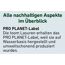 PRO PLANET-Label für toom Lasuren