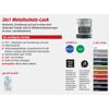 3in1 Metallschutzlack hellgrau glänzend 750 ml