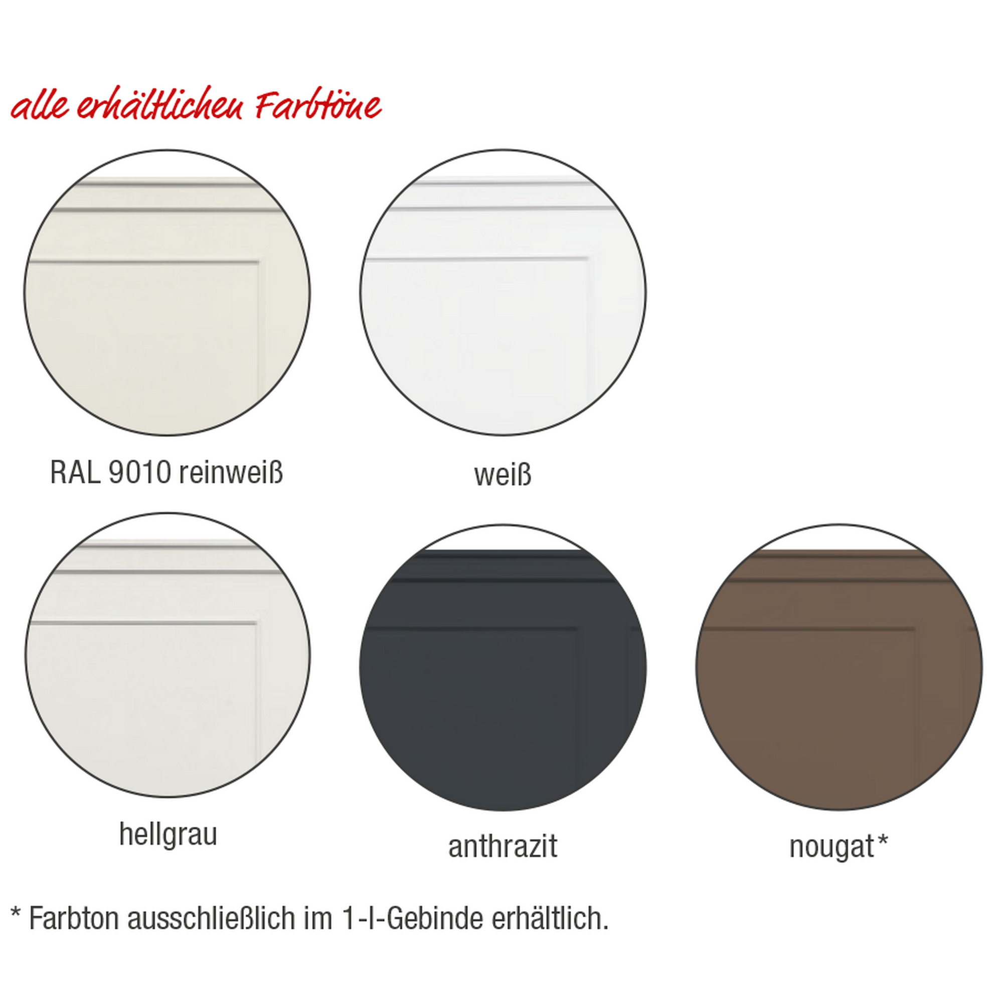 Renovierfarbe für Holzvertäfelungen anthrazitfarben matt 2,5 l + product picture
