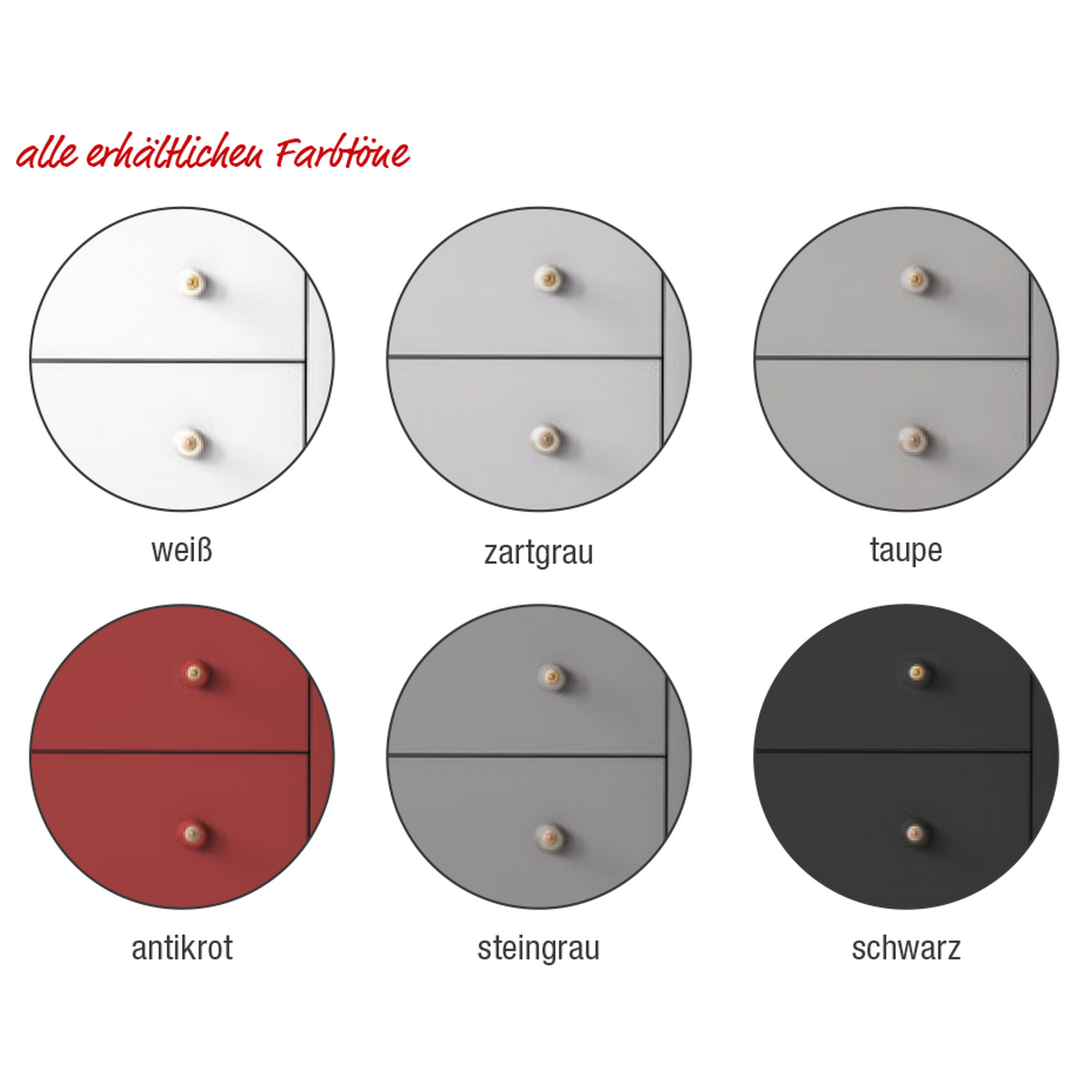 Renovierfarbe für Möbel- und Küchenfronten antikrot seidenmatt 2,5 l + product picture