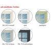 Renovierfarbe für Fenster und Türen pastellgrün seidenmatt 1 l
