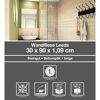Wandfliese 'Leeds' Steingut taupe 30 x 90 cm