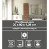 Wandfliese 'Leeds' Steingut hellgrau 30 x 90 cm