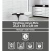 Wandfliese 'Atrium' Steingut weiß mate blanco 33,3 x 55 cm