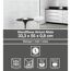 Wandfliese 'Atrium' Steingut weiß mate blanco 33,3 x 55 cm