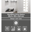 Wandfliese 'Atrium byblos' Steingut weiß matt 33 x 55 cm