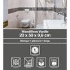 Beige glänzende Wandfliesen Vanille in Badezimmer