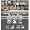 Vintage Bodenfliese Decoro Ottagono