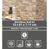 Beige Wandfliesen in Natursteinoptik