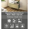 Bodenfliese Starwood Brown in einem Badezimmer