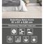 Beige Bodenfliese Beton Avorio im Schlafzimmer