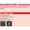 Duschdicht für Innenecken